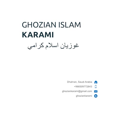 Ghozian Karami's Blog