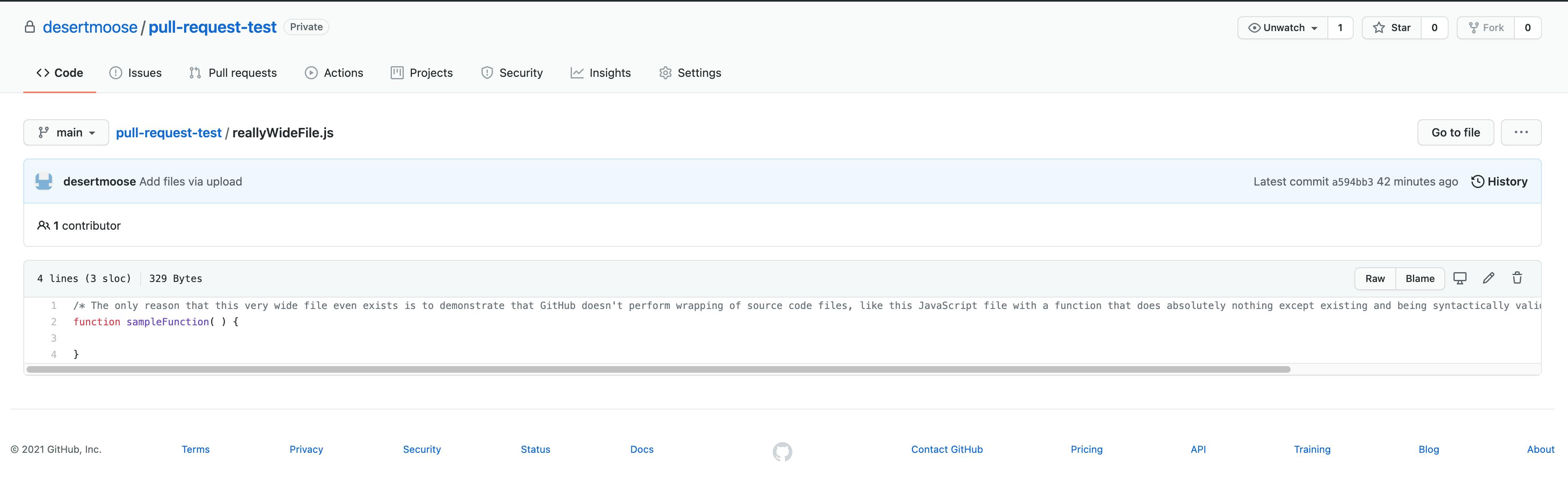 GitHub file view without wasted horizontal space
