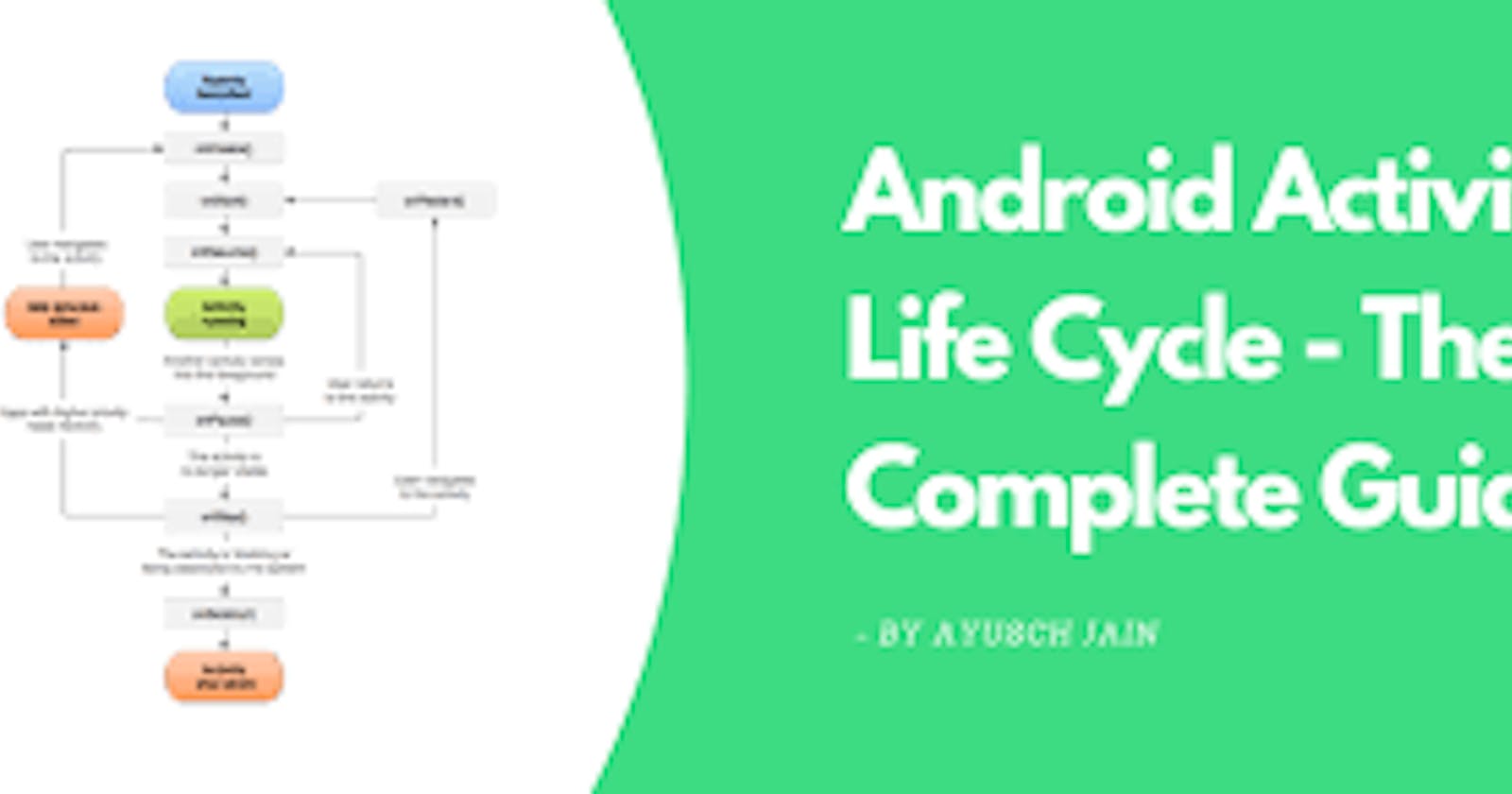 What is Activity Lifecycle in Android