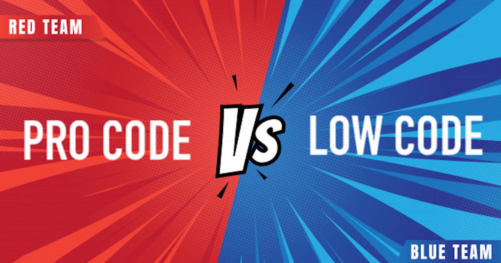 PRO CODE vs. LOW CODE.
How to select the best technology for your next project.