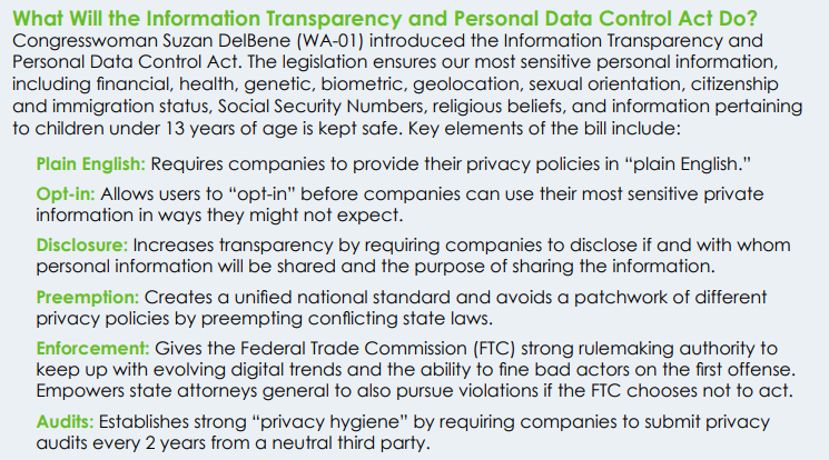 Towards a national privacy law in the U.S. ?