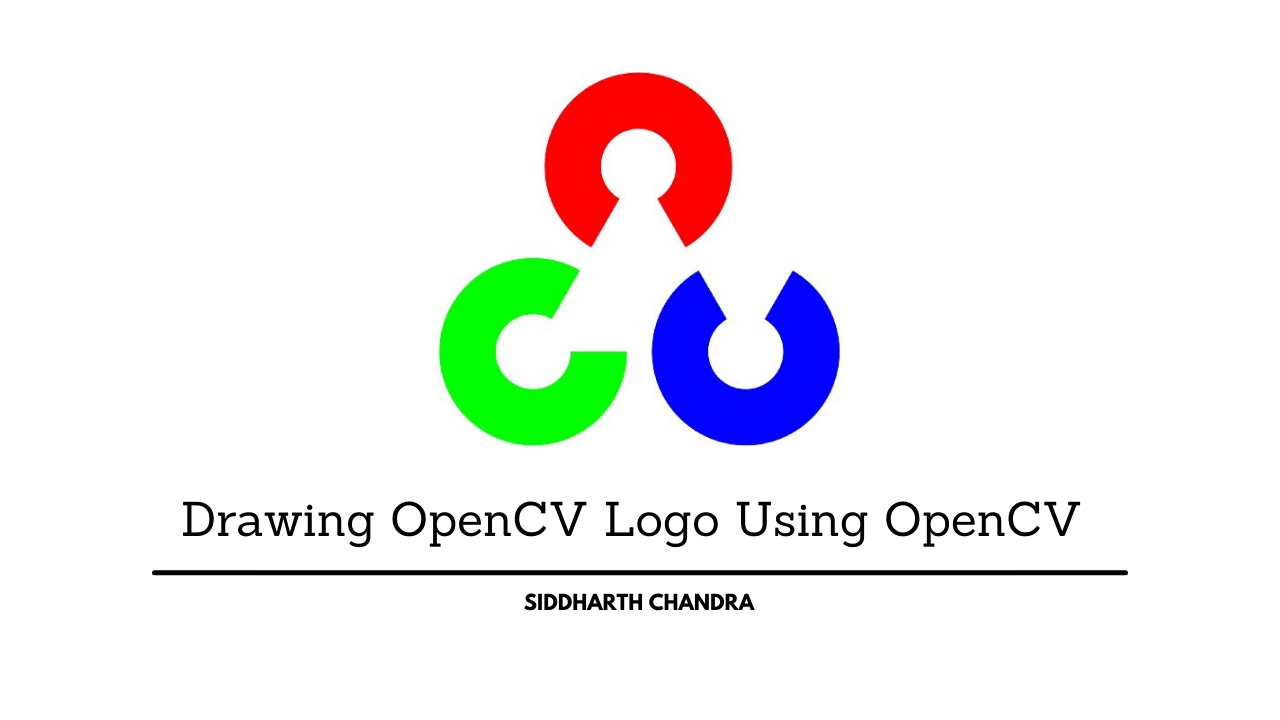 Let's Draw OpenCV Logo Using OpenCV