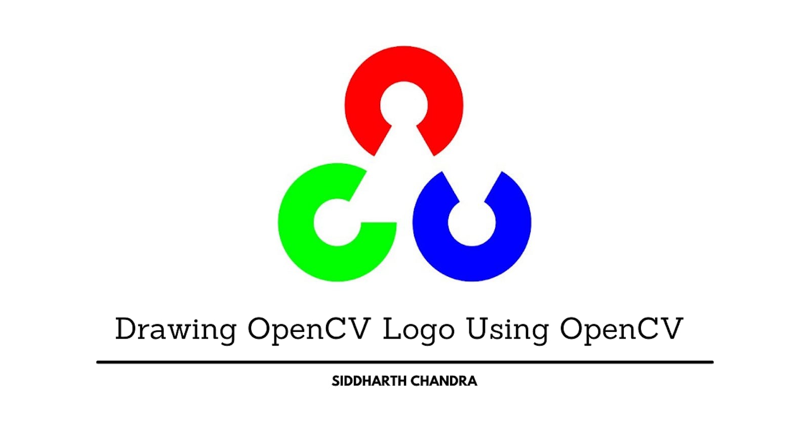 Let's Draw OpenCV Logo Using OpenCV