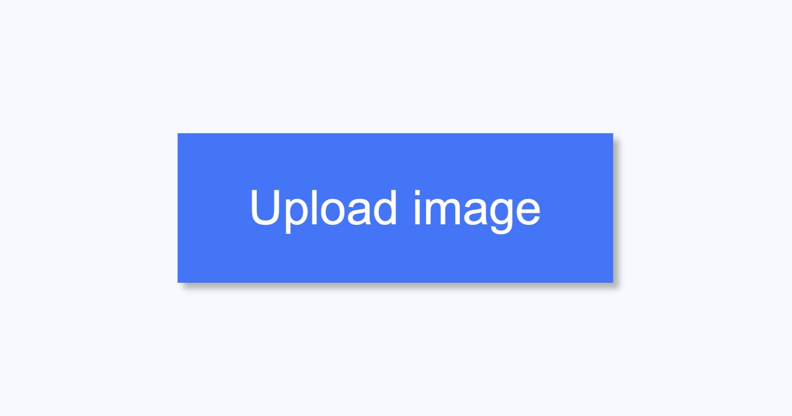 Use custom CSS for image input
