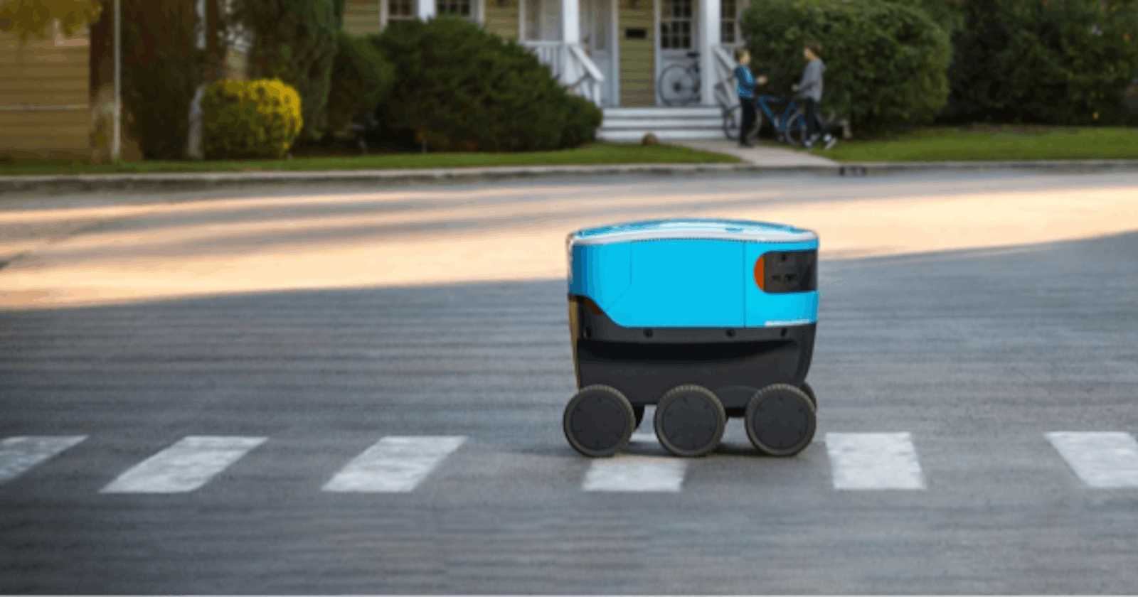 Semantic segmentation for autonomous delivery robot