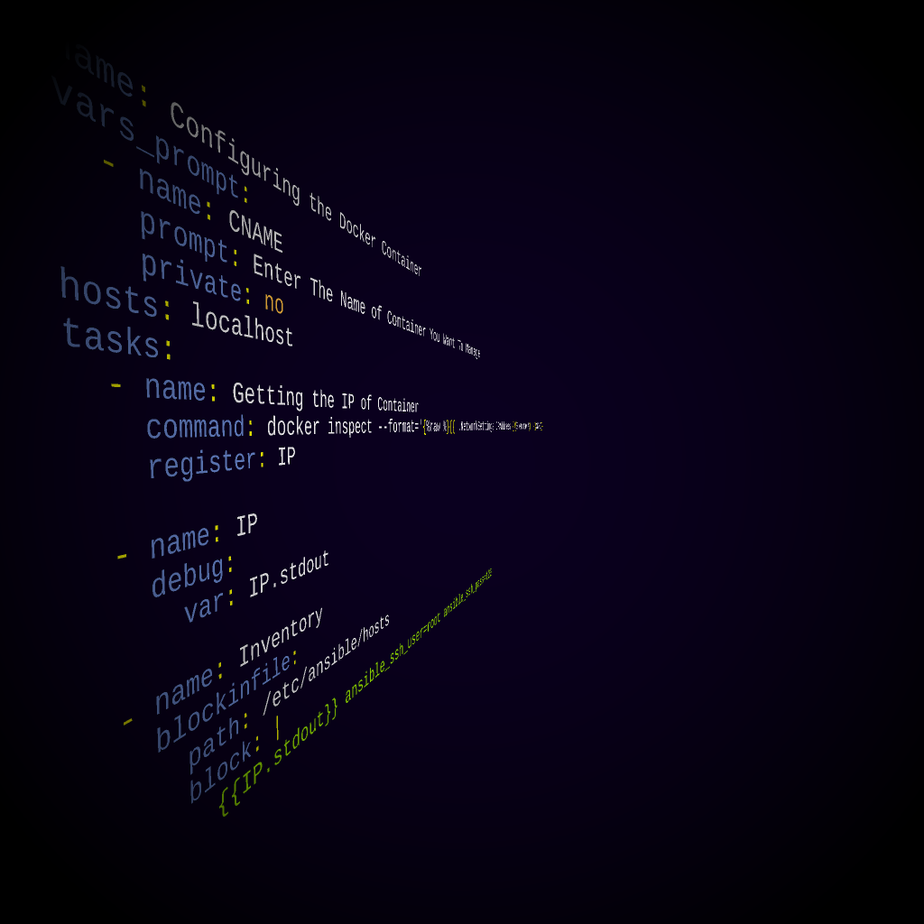 Manage Docker Container With Ansible