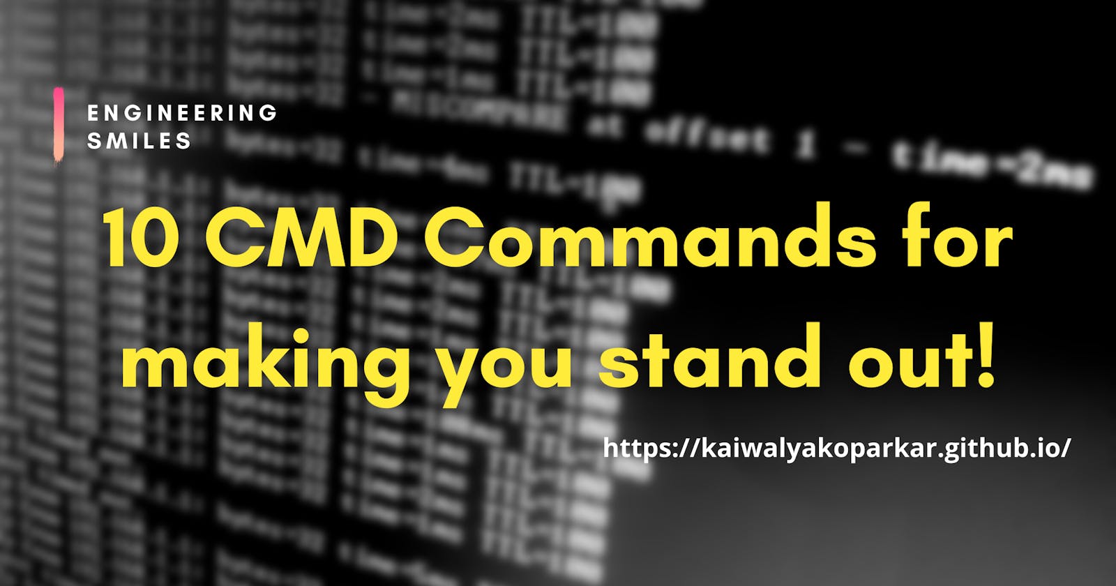 ✨10 CMD Commands to make you stand out!✨