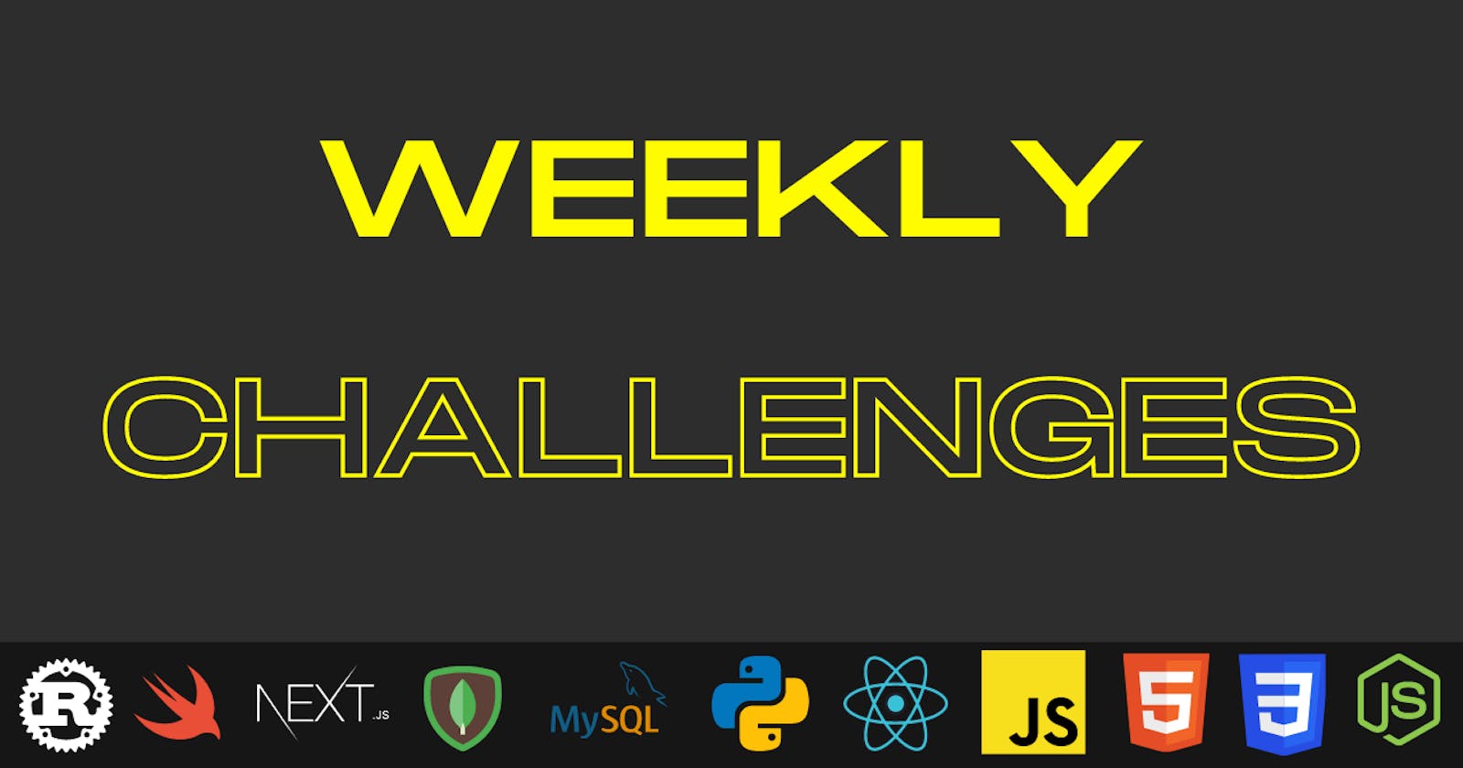 Weekly Frontend Challenge #1 - Compete and win developer swags!