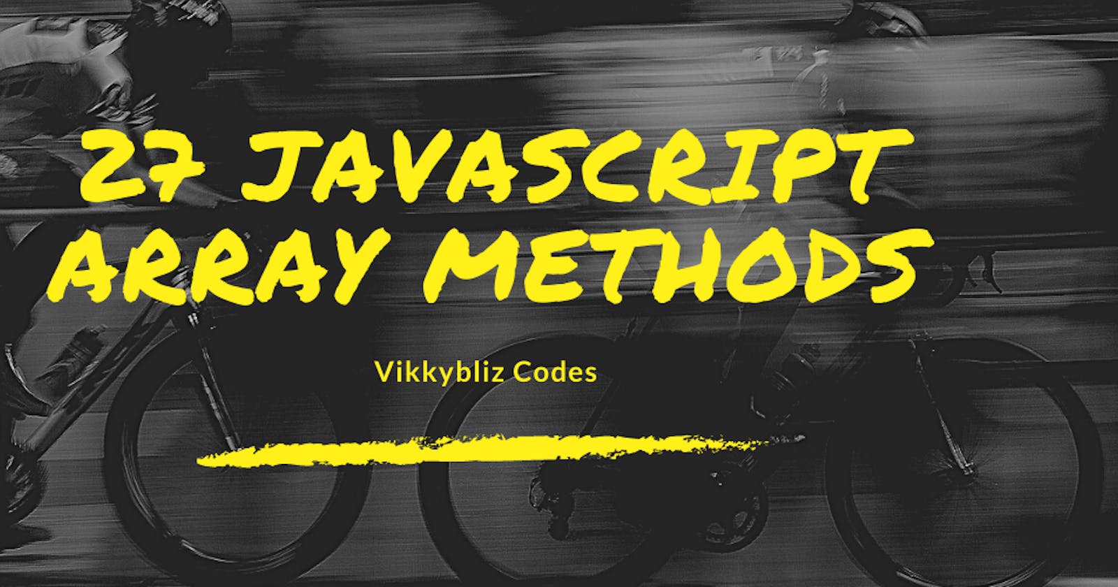 27 JavaScript Array methods