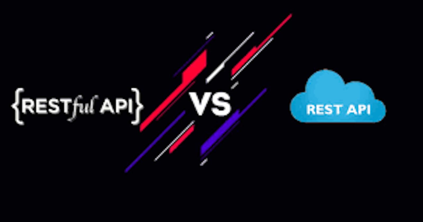 REST API vs RESTful API