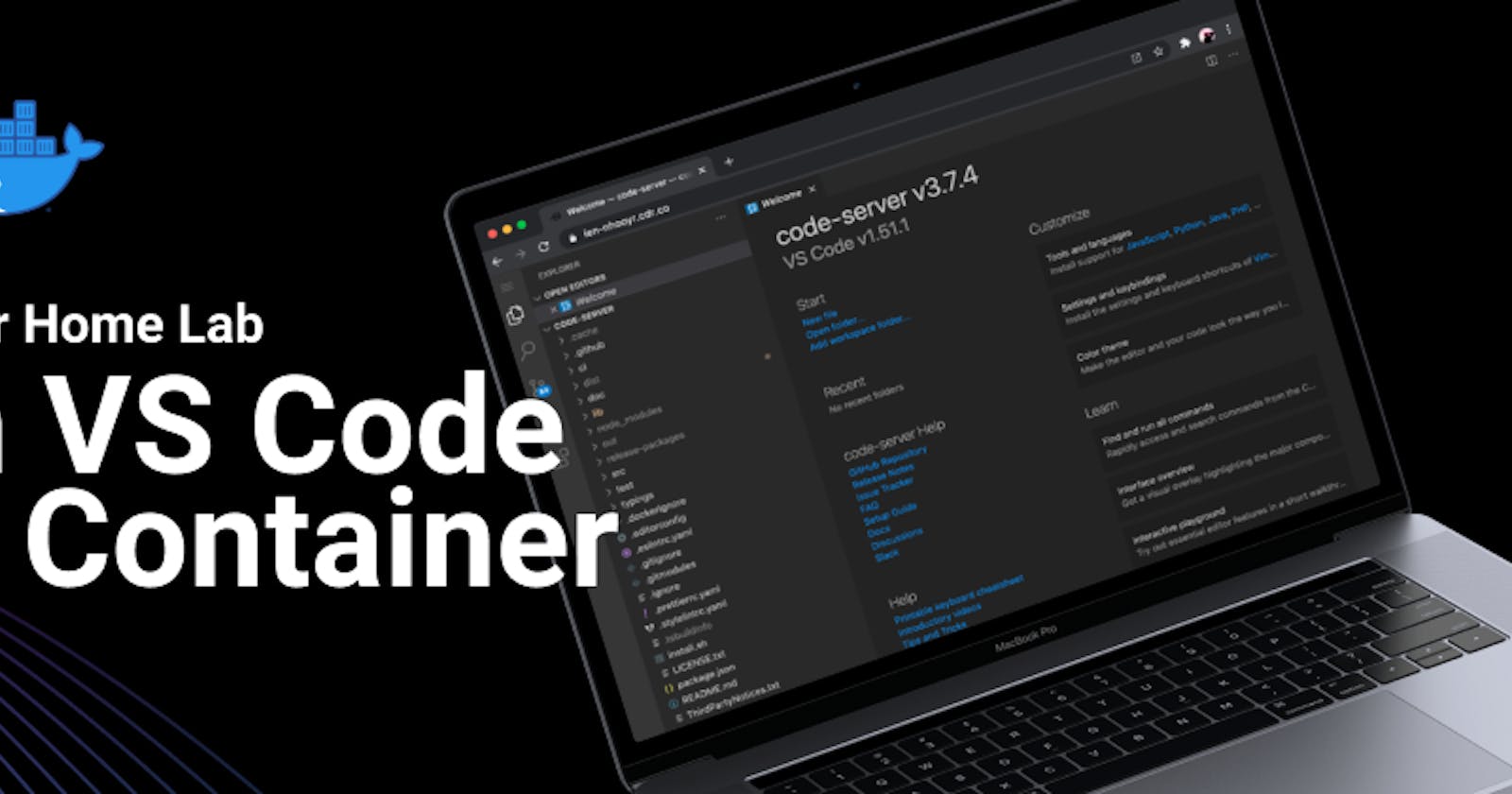 How to run VS Code as a Container for Remote Development