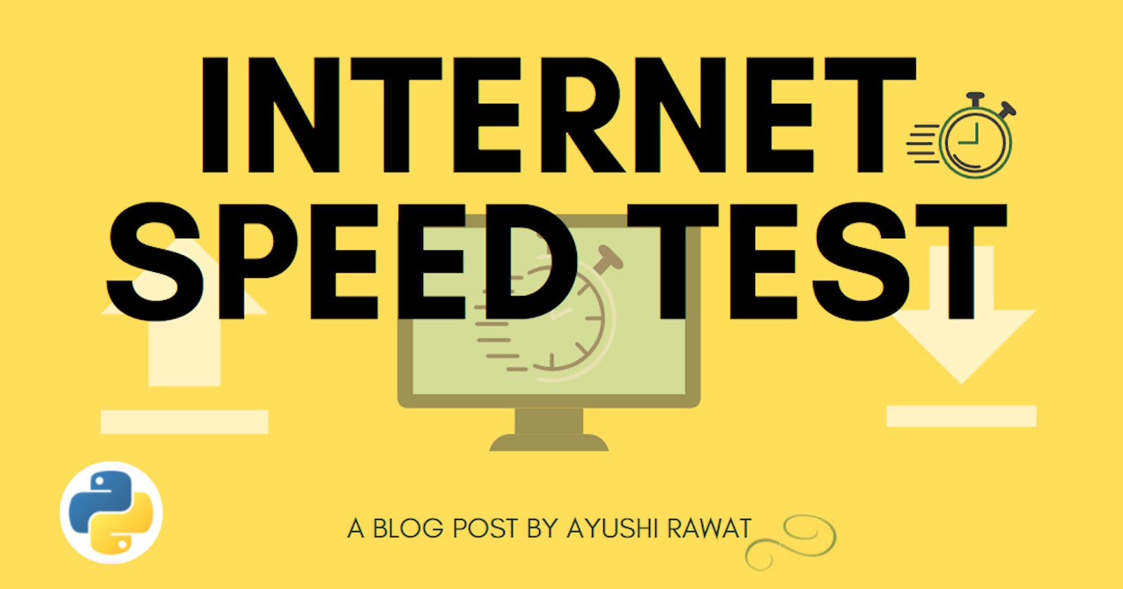 Internet Speed Test using Python