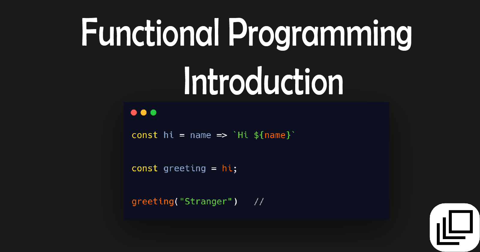 Functional Programming - Functions