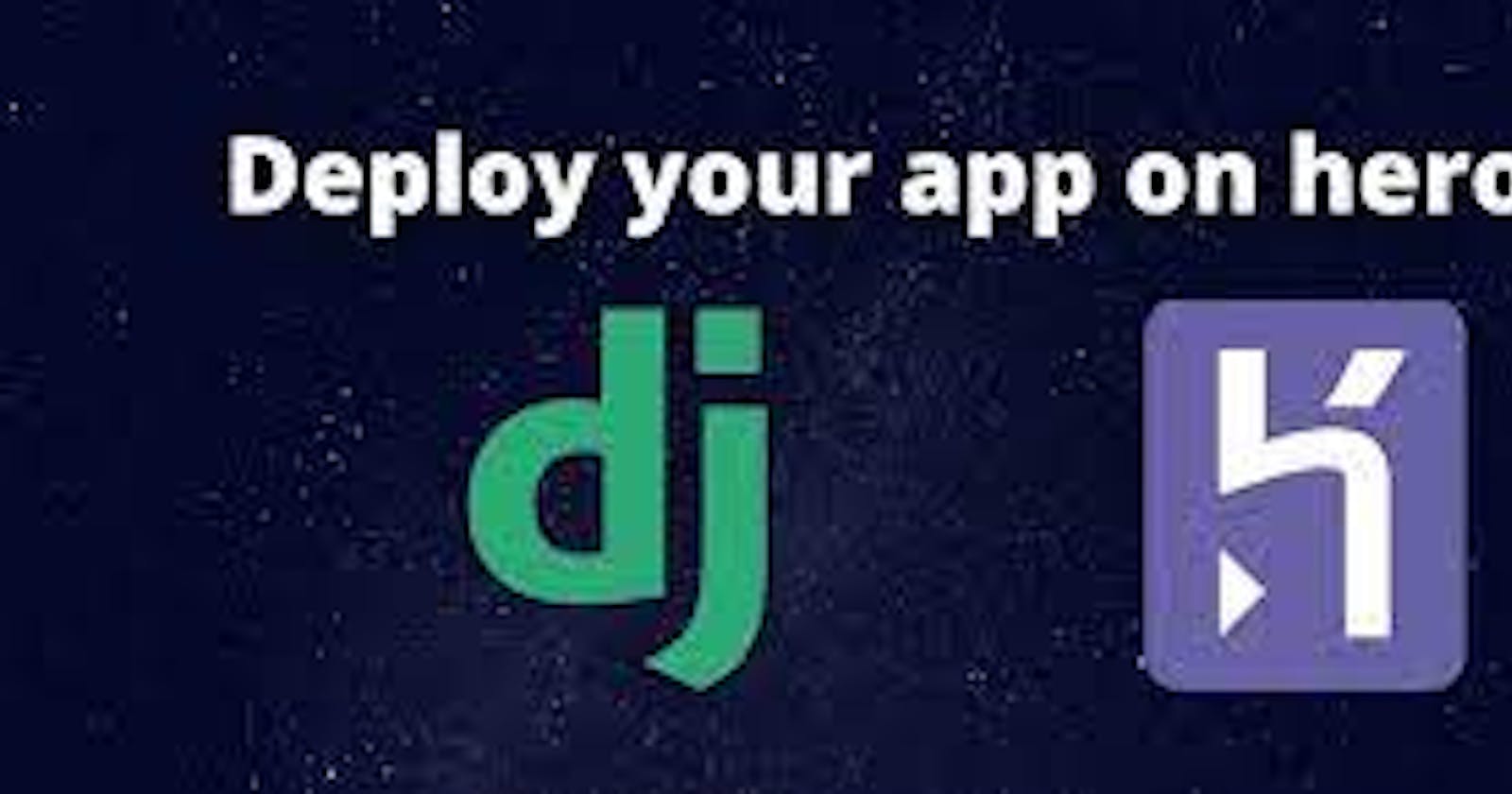 How to deploy django app on heroku
