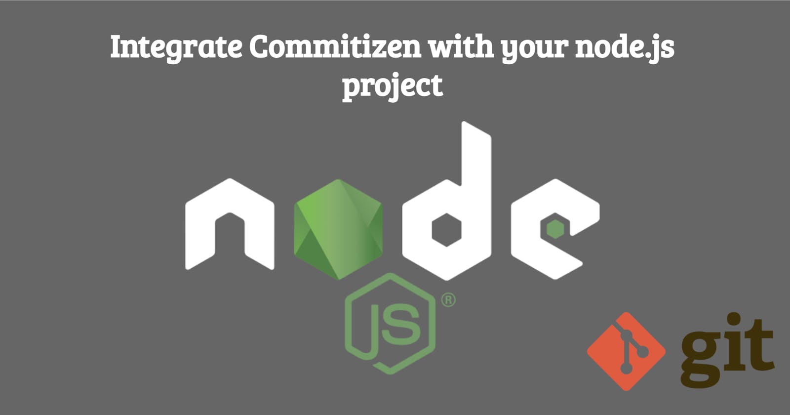 Integrate Commitizen with your node.js project