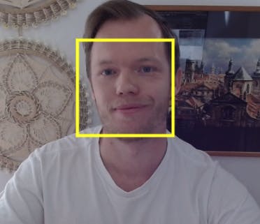 Detected face in JavaScript