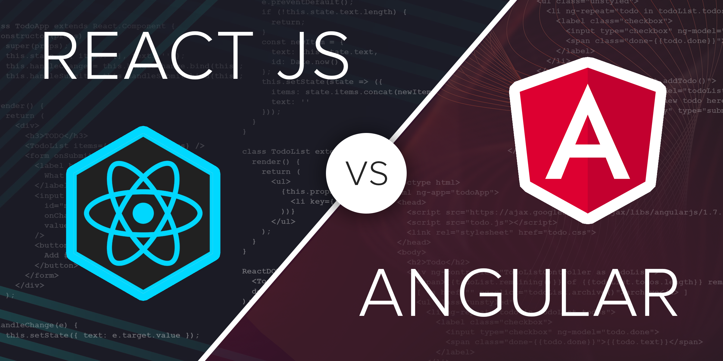 React.Js VS Angular