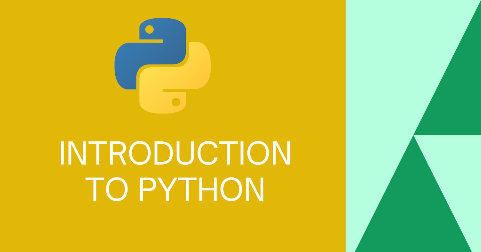 [Part I] Introduction to Python 🐍