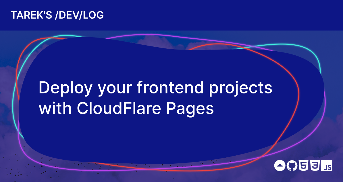 Deploy your frontend projects with CloudFlare Pages