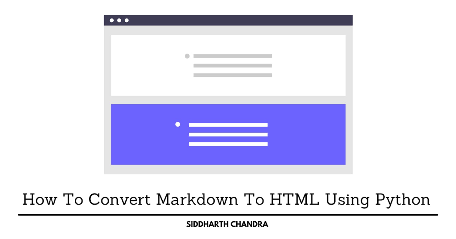 How To Convert Markdown To HTML Using Python