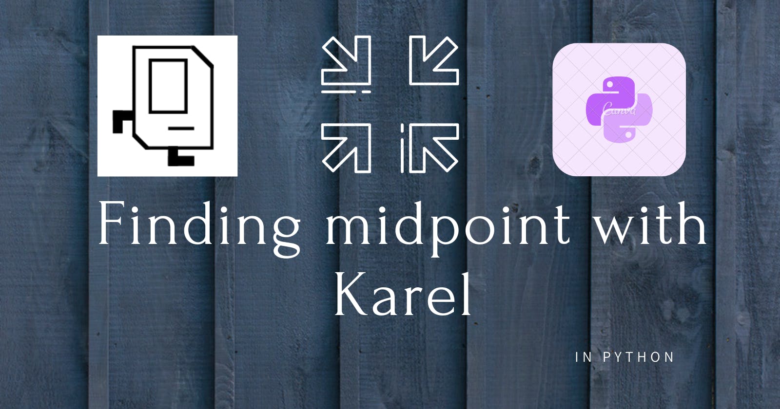 Midpoint with Karel in Python