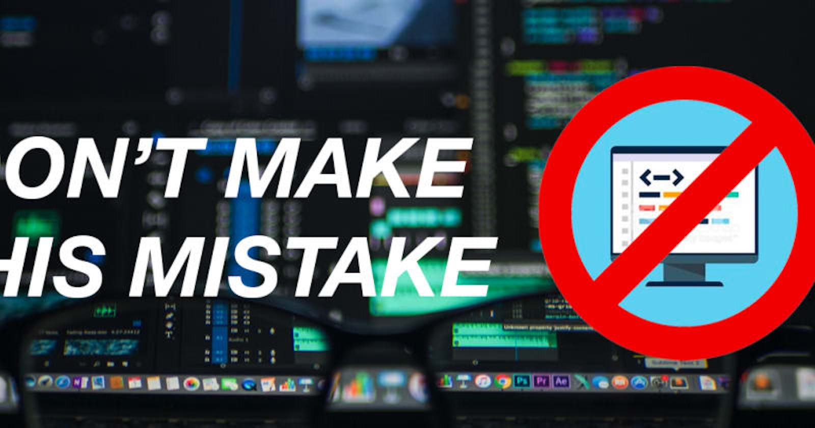 Starting a programming blog? Don’t make this mistake 🚫