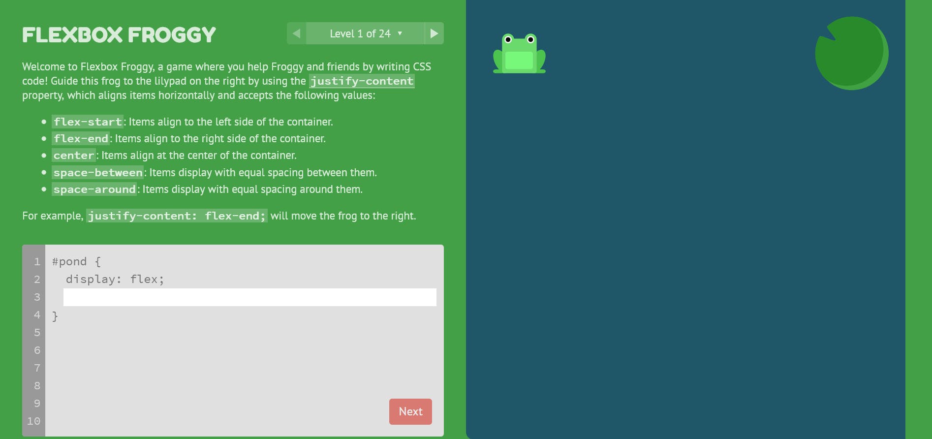 Screenshot 2021-05-07 at 11-20-58 Flexbox Froggy.png