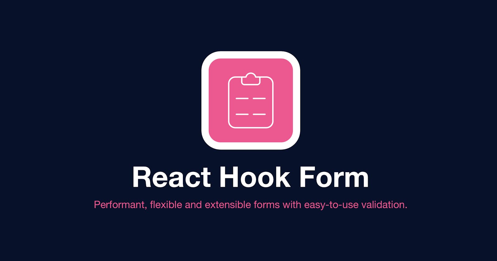 Getting Started with React Hook Form (Part 1)