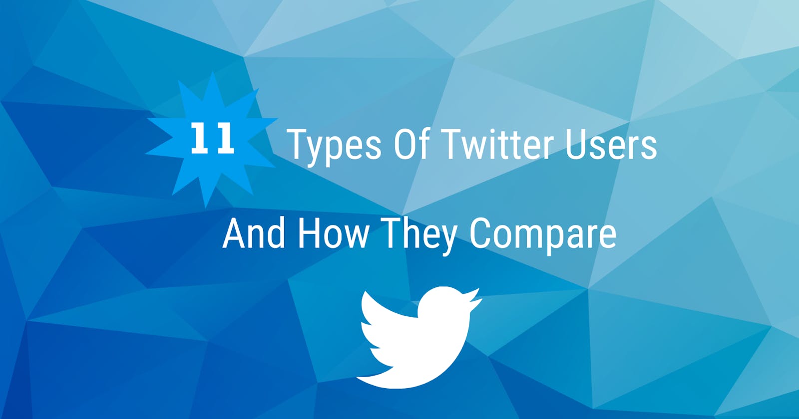 11 Types of Twitter Users and How They Compare