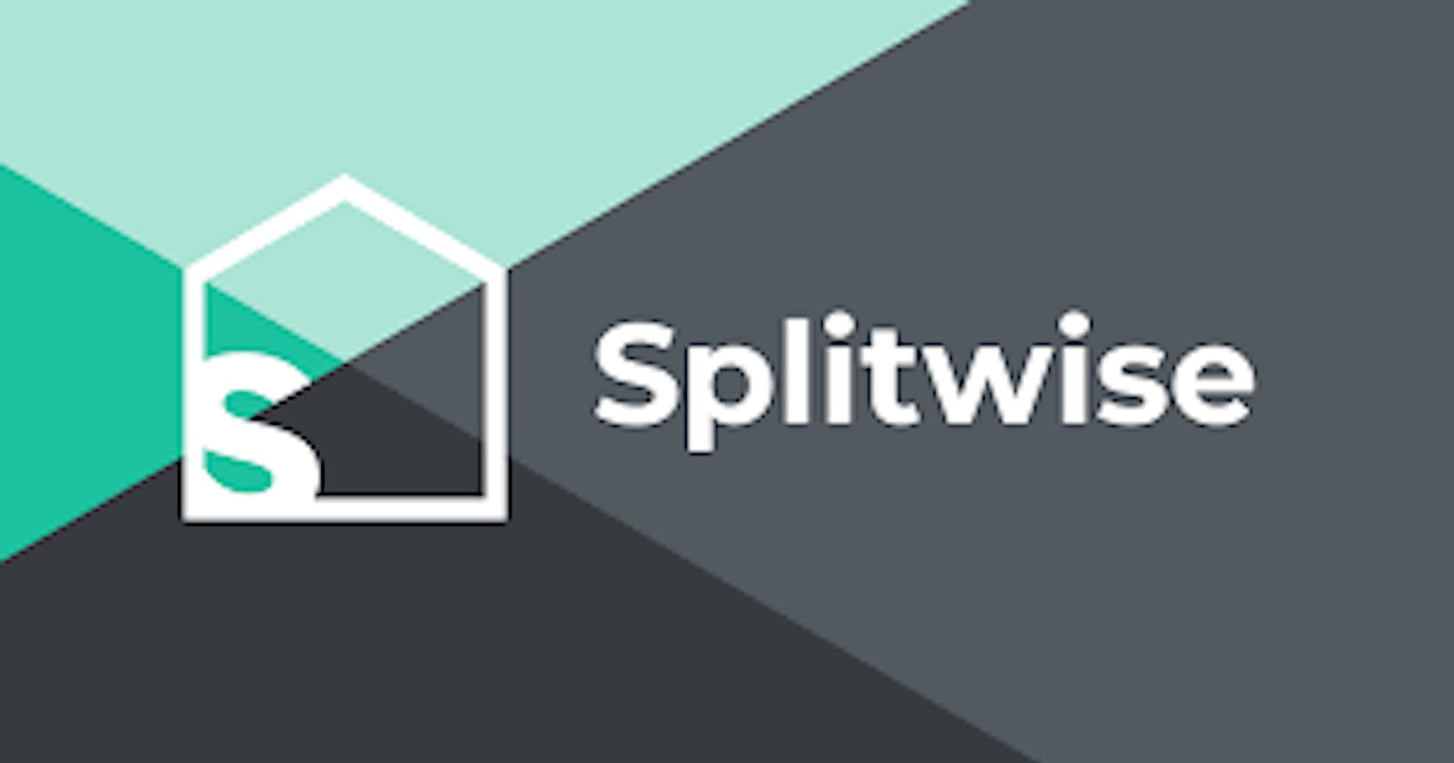 Splitwise Clone App in less than 4 days.