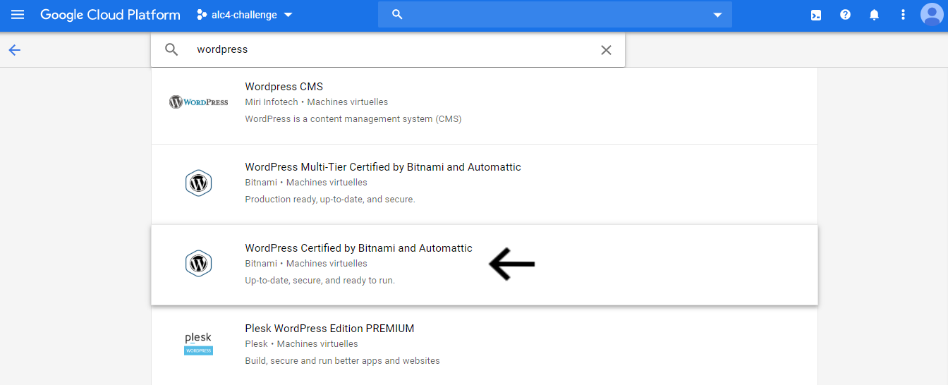 GCP Marketplace - WordPress Certified by Bitnami and Automattic