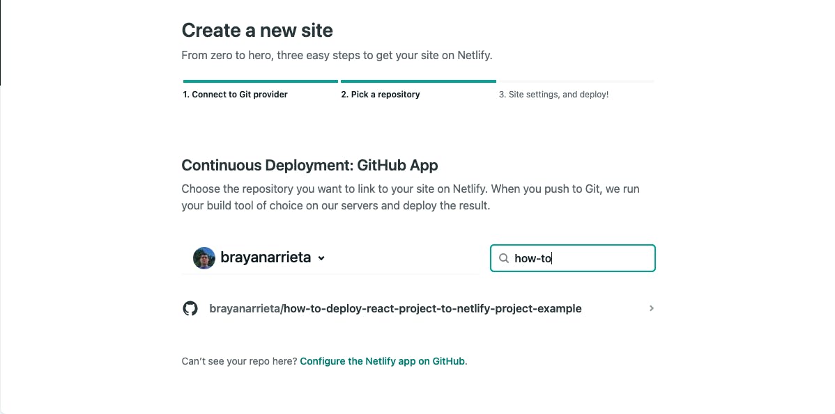 Select Repository Netlify.png
