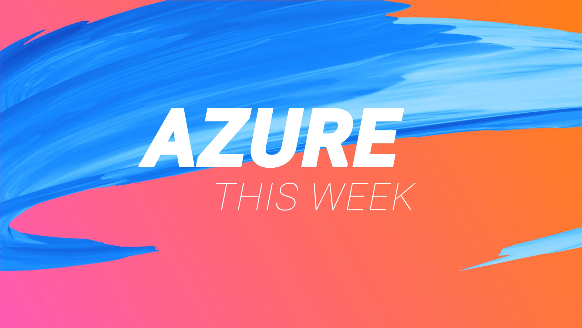 Azure this week image
