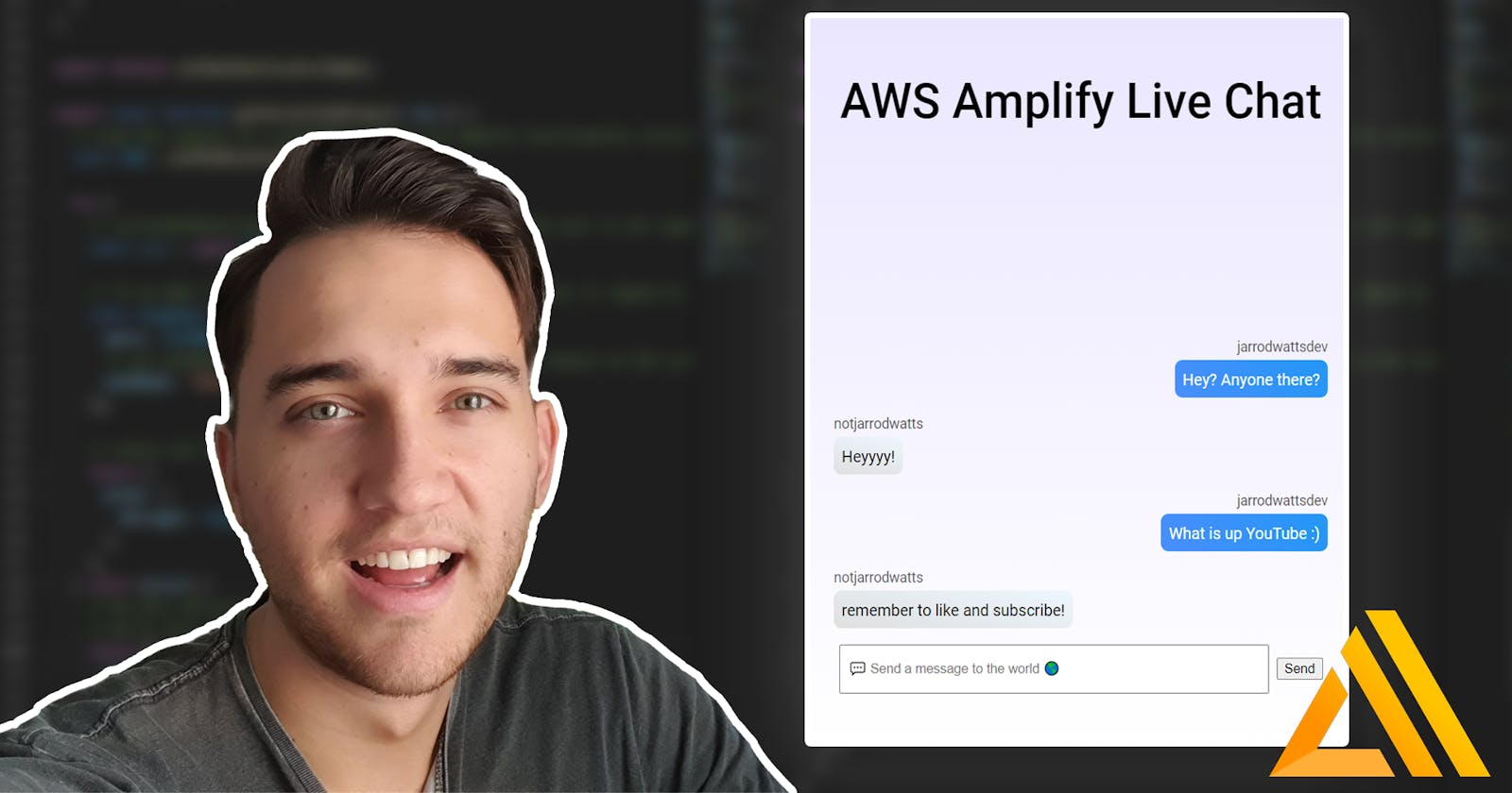 Build a chat app in 9 minutes with AWS Amplify & Next JS