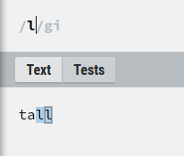 example regex comparison