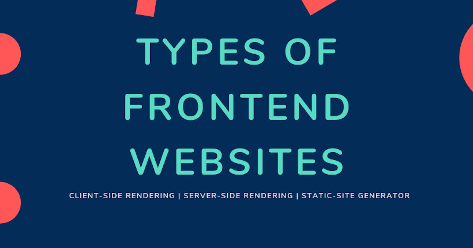 Types Of Frontend Websites