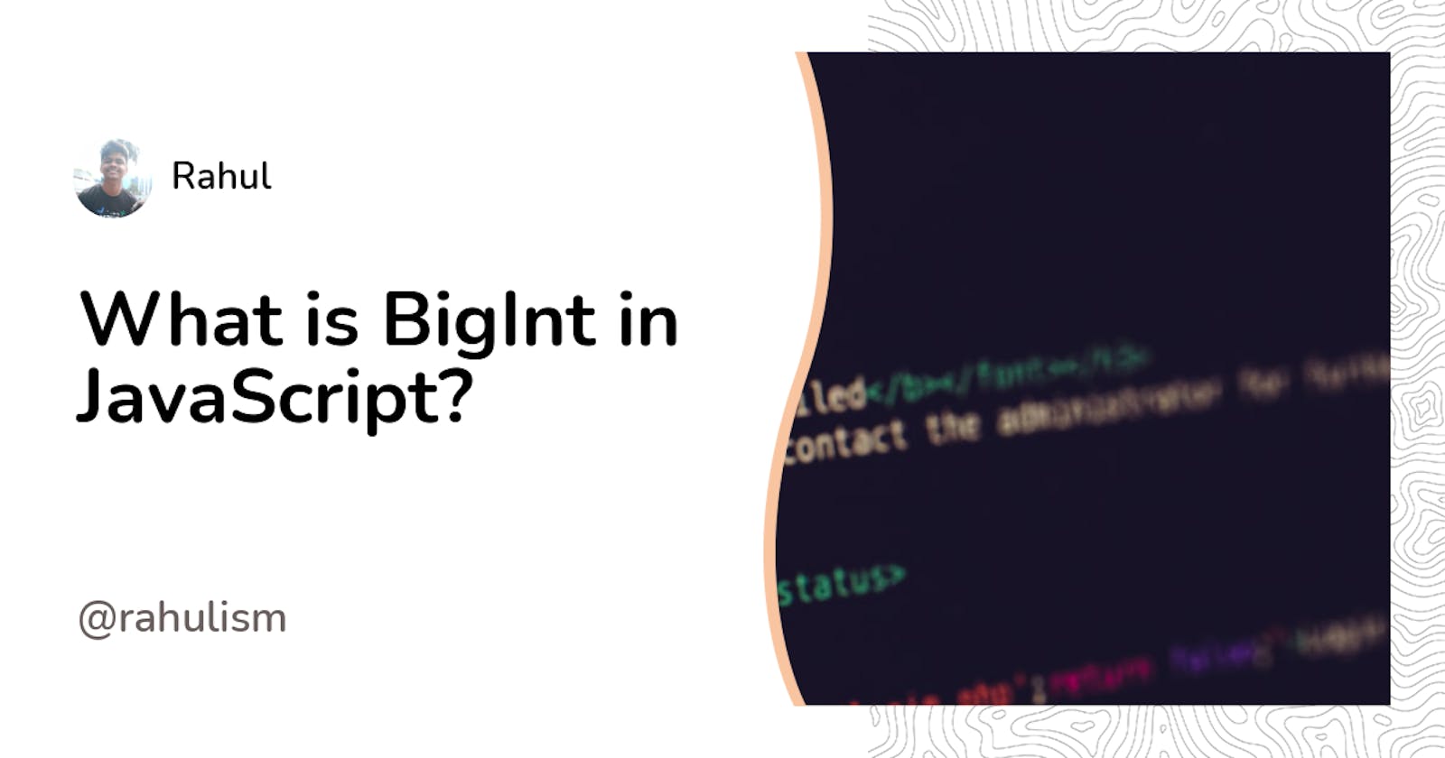 What is BigInt in JavaScript?