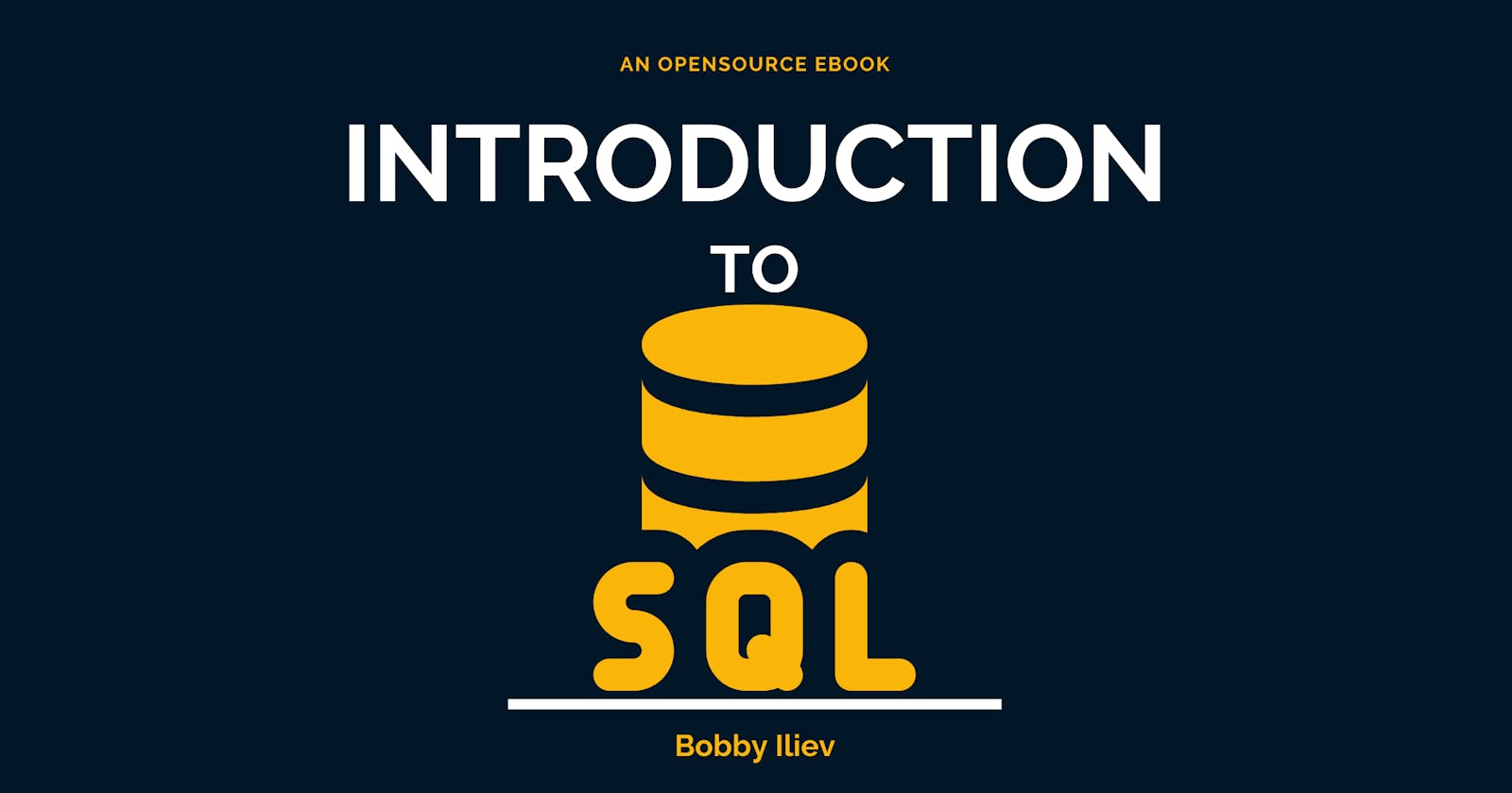 Opensource Introduction to SQL eBook 💡