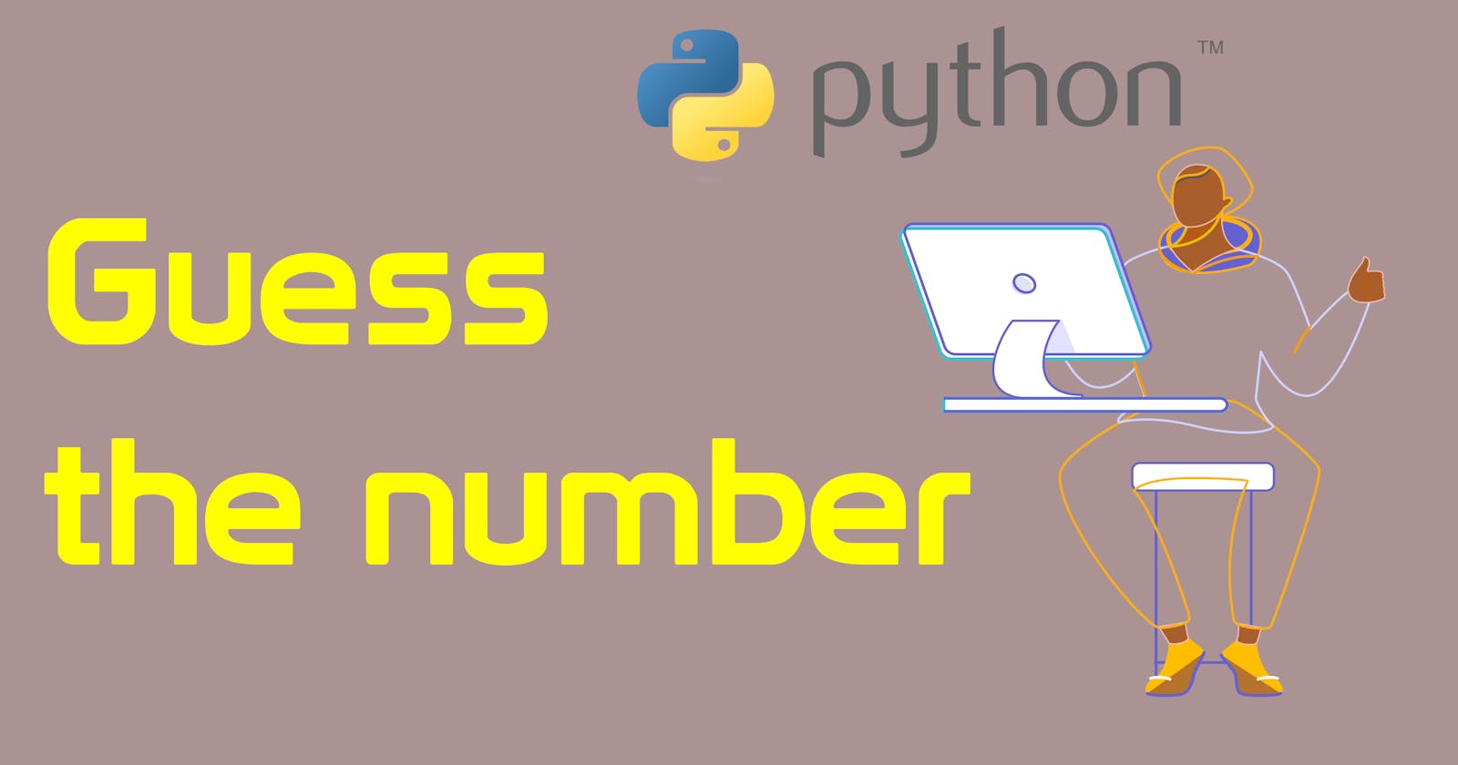 Guess the number game using Python and Tkinter