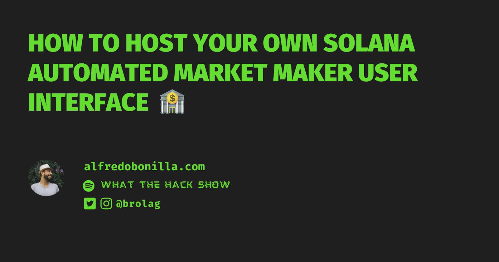 How to host your own Solana AMM GUI