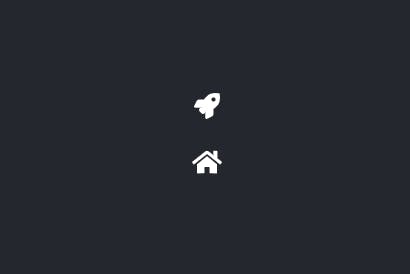 Rocket and Home Icon