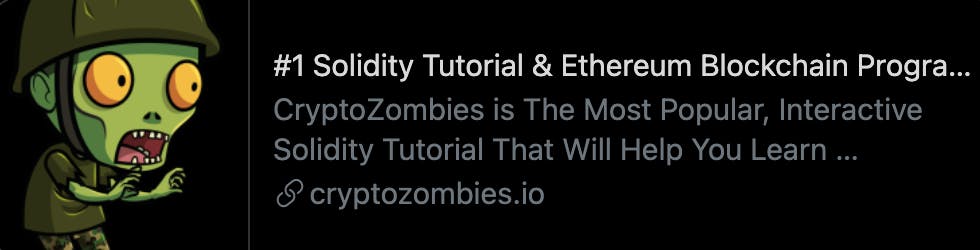 Crypto Zombies. Learn Solidity by playing a game.