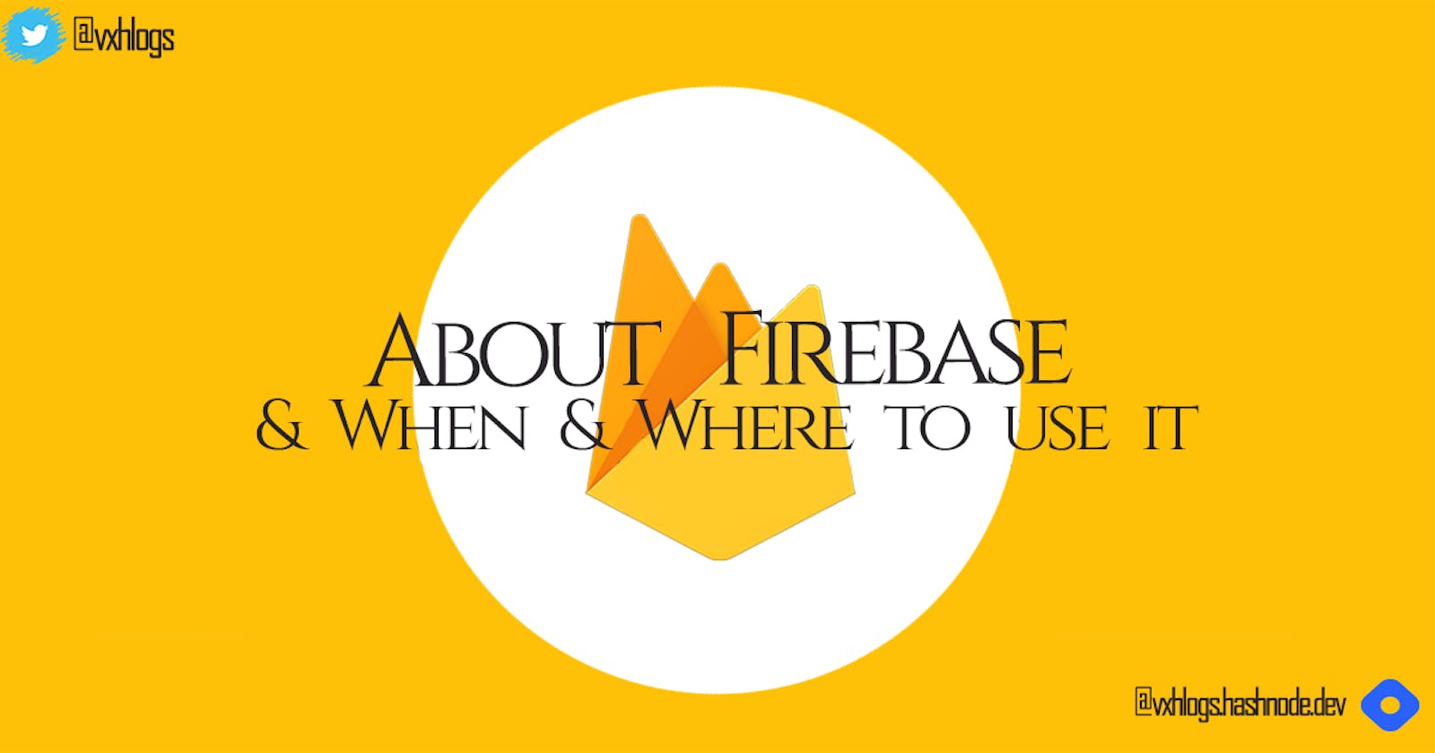 About Firebase & When & Where to use it