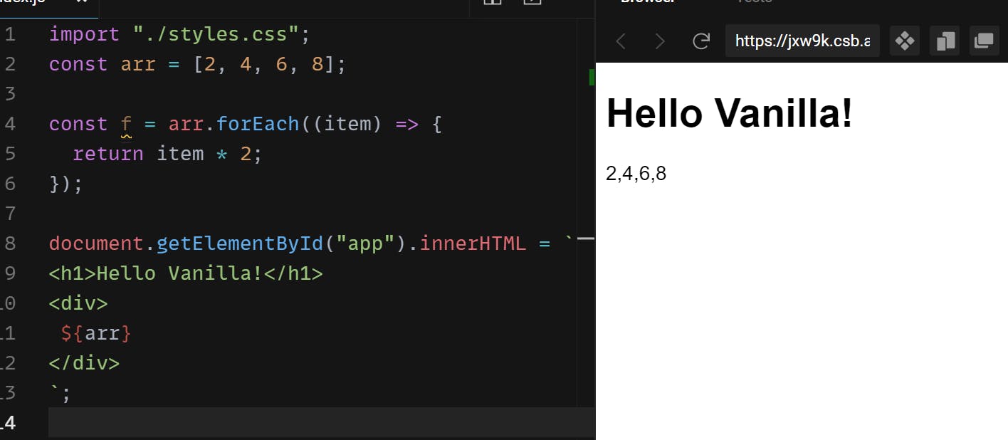 Javascript Array Methods Foreach Vs Map 8385