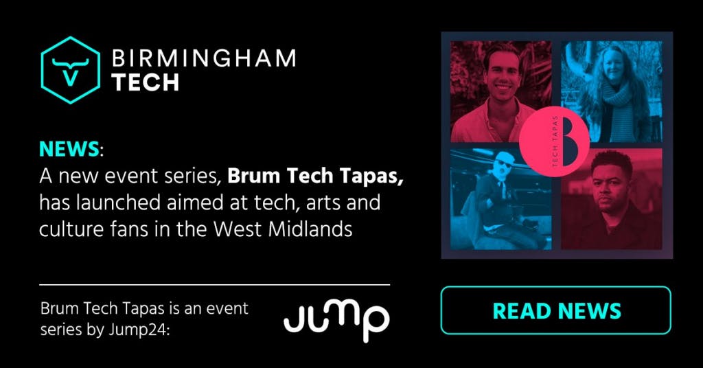 Image of Birmingham Tech promoting Brum Tech Tapas