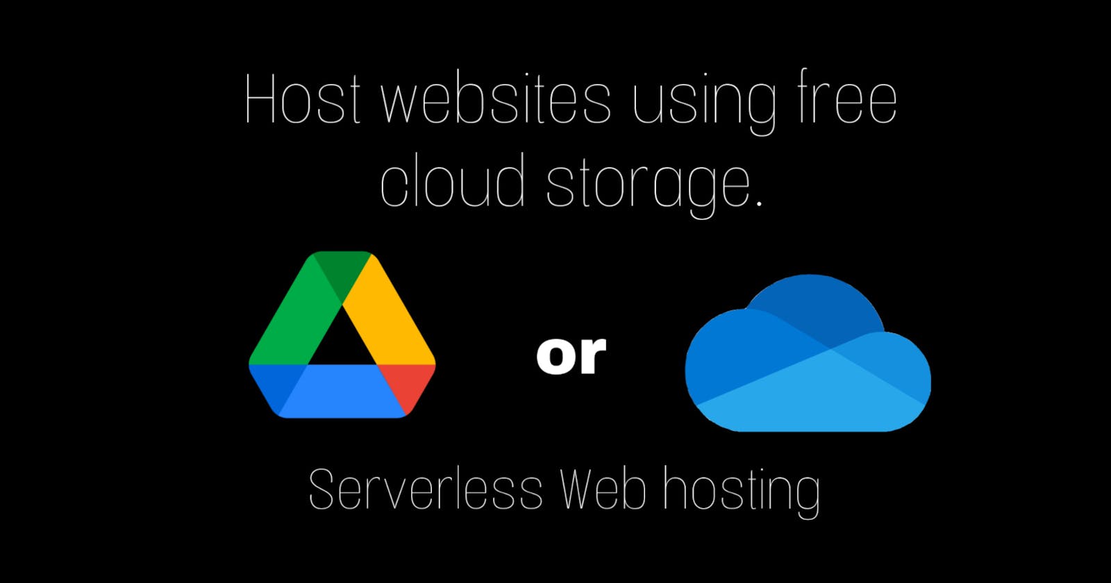 How to host websites using free cloud storage