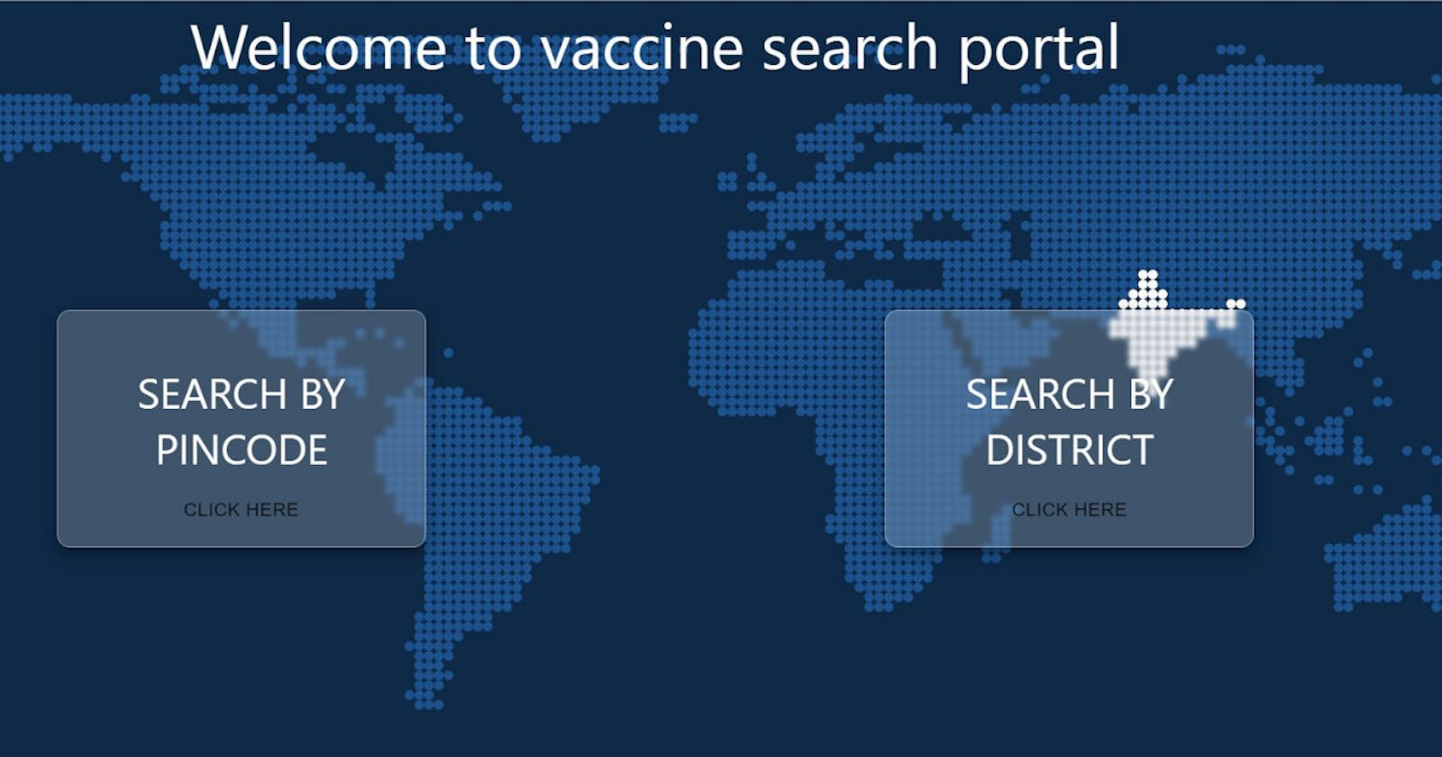 How I Made Covid-19 Vaccine Search Portal in ReactJS
