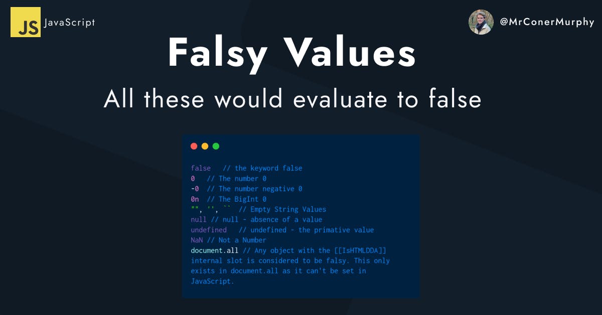 List of Falsy Values