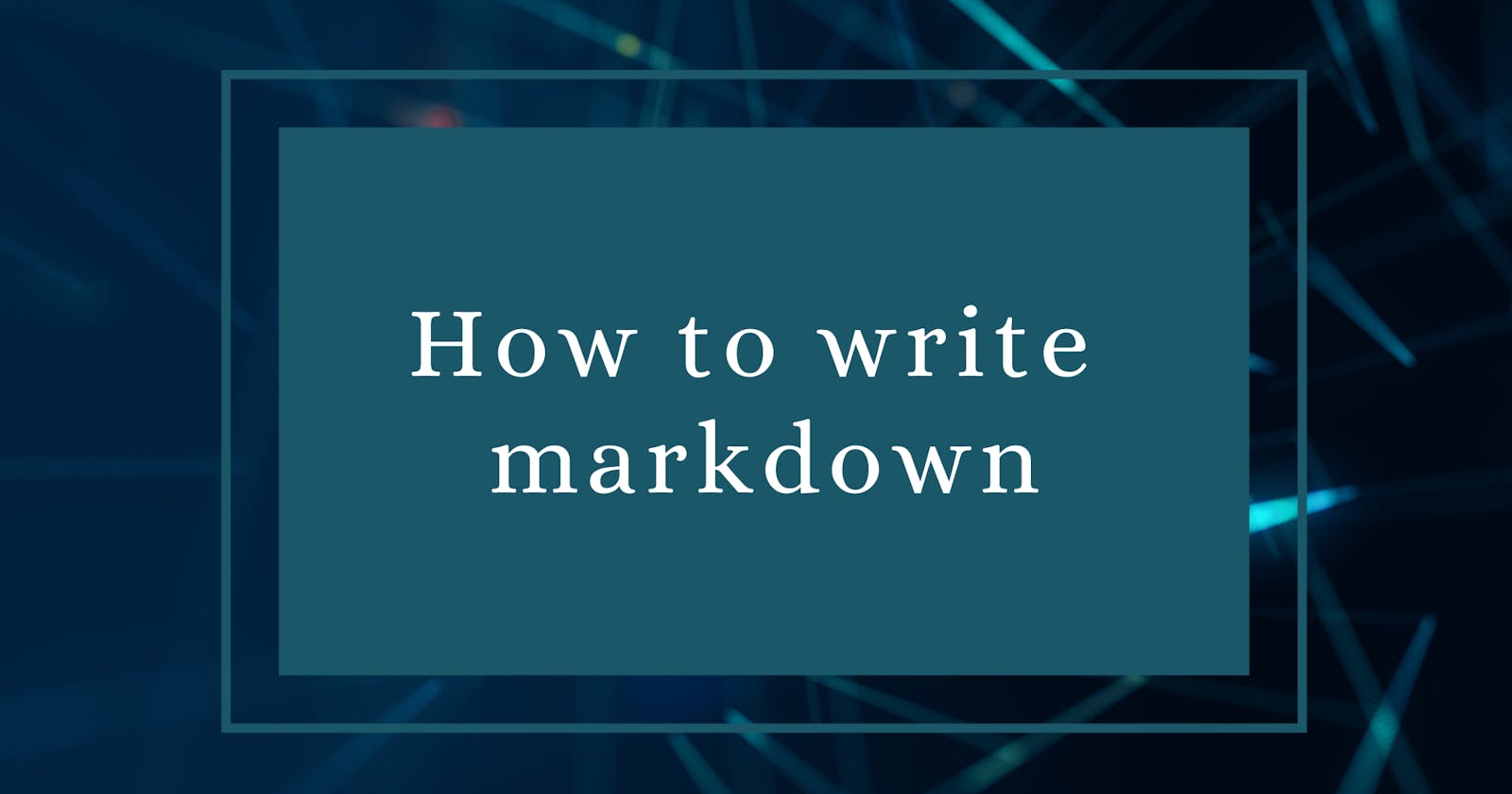 Markdown Cheat Sheet Part-1