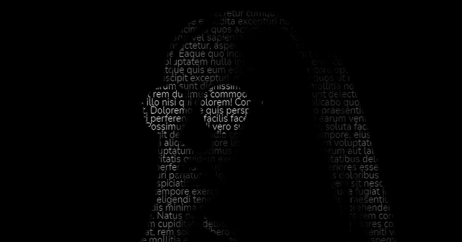 How to create a Text Portrait effect in CSS